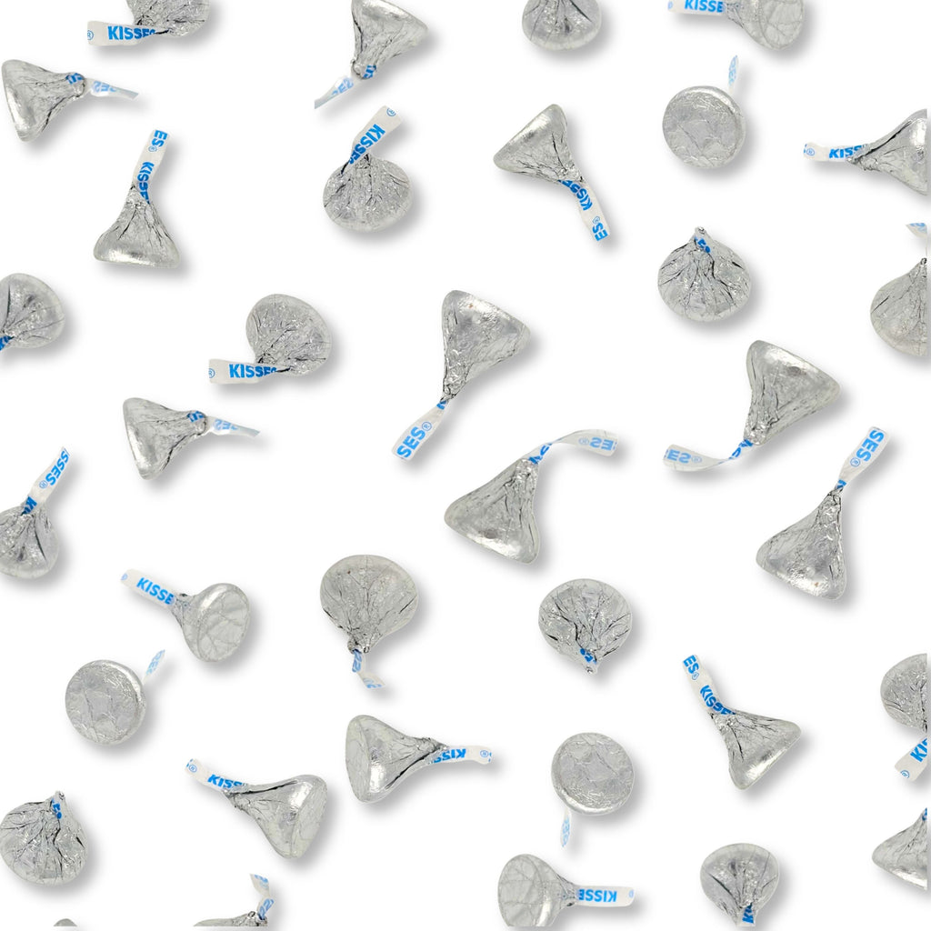 Hershey's Kisses Milk Chocolate – Silver Foils – Bulk Value Bag