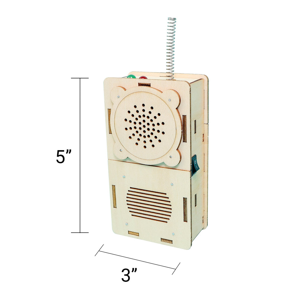 Build & Learn Walkie Talkie STEM Kit (Set of 2) – Hands-On Electronics
