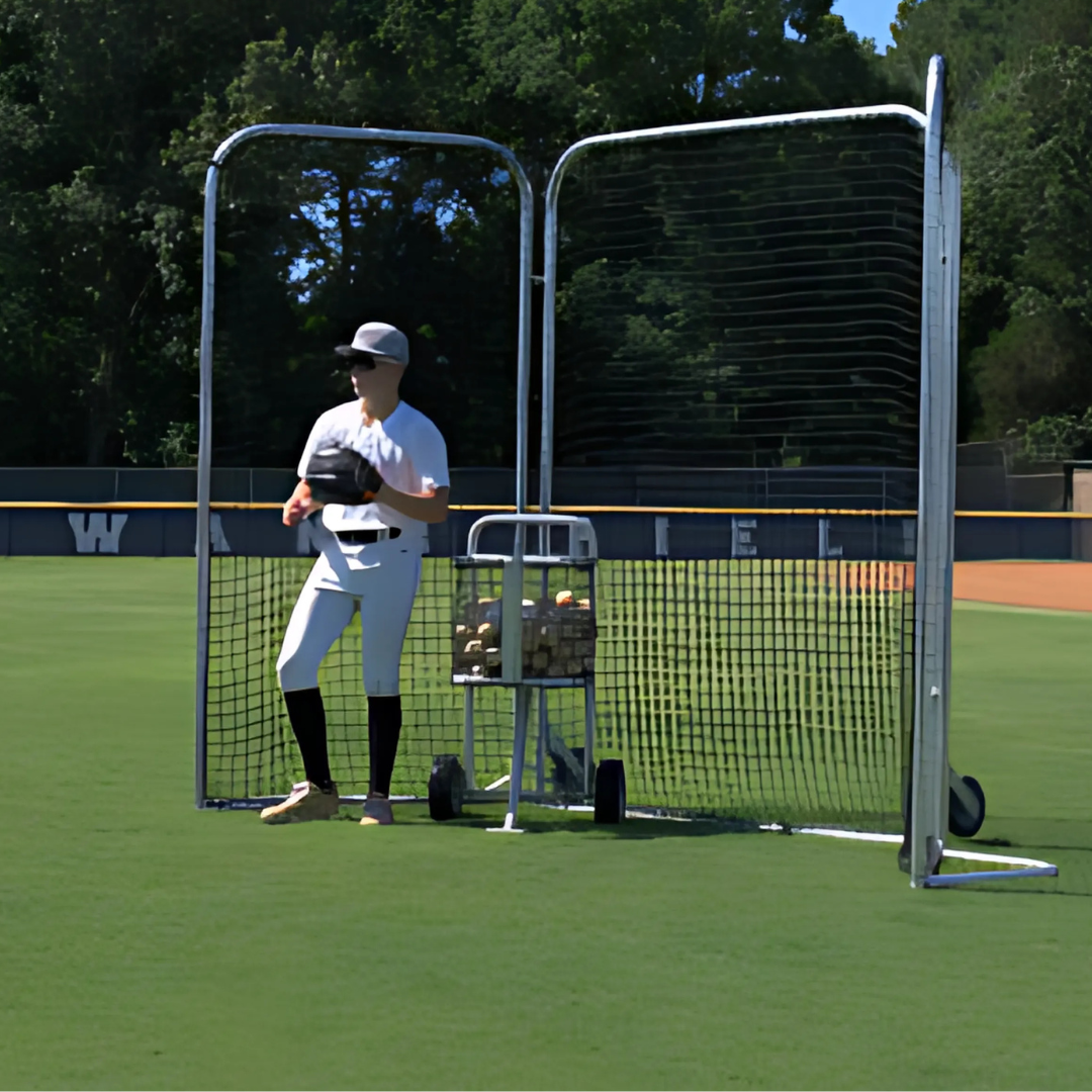 Tri-Fold Heavy-Duty Field & Practice Protective Net