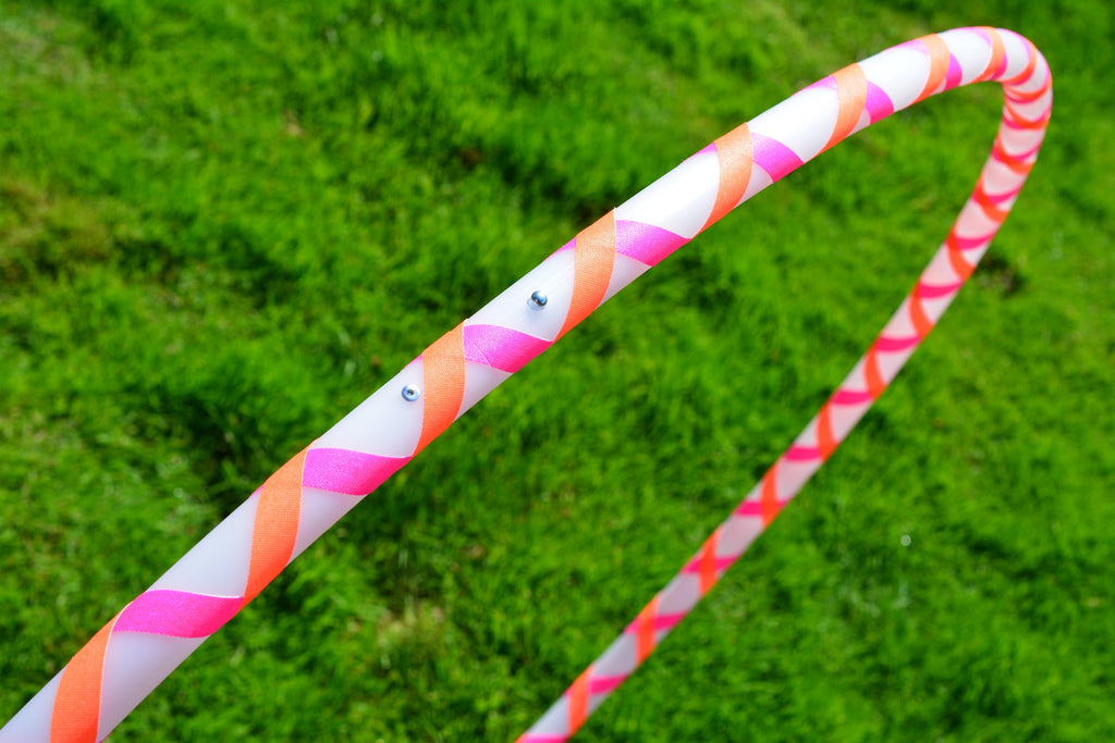 HDPE & Polypro Beginner Hula Hoops with Colored Gaffer Tape - Best Seller