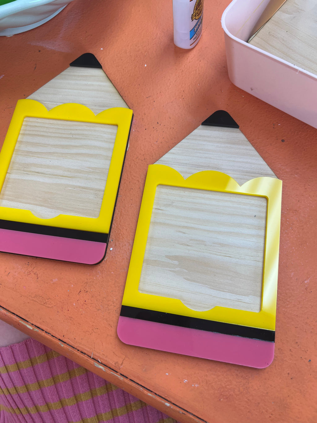 Teacher Pencil Post-It Note Holder
