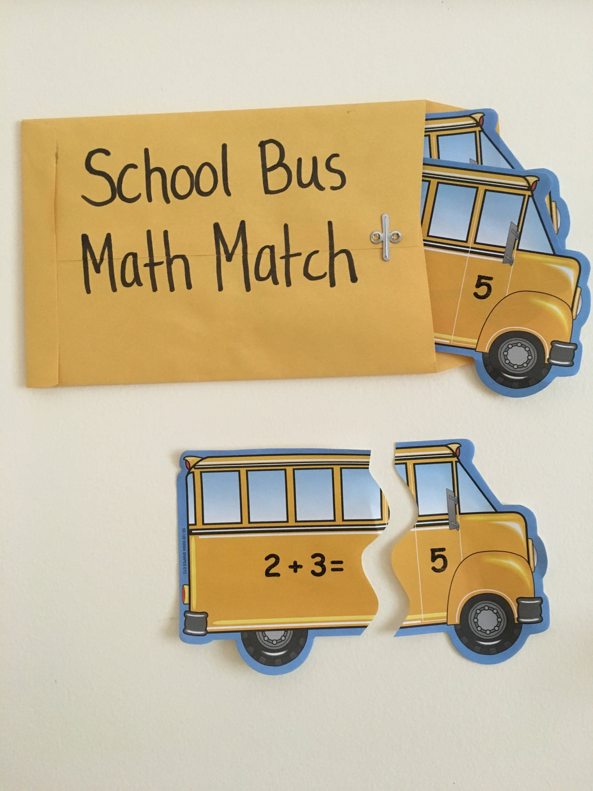 SHAPES ETC. Mini Notepad Set - School
