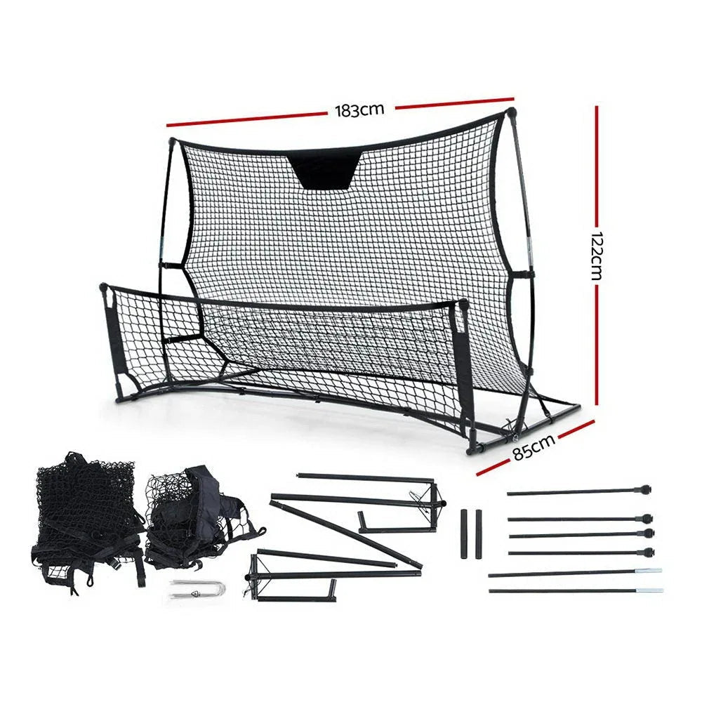 Everfit Portable Soccer Rebounder Net Volley Training Football Goal