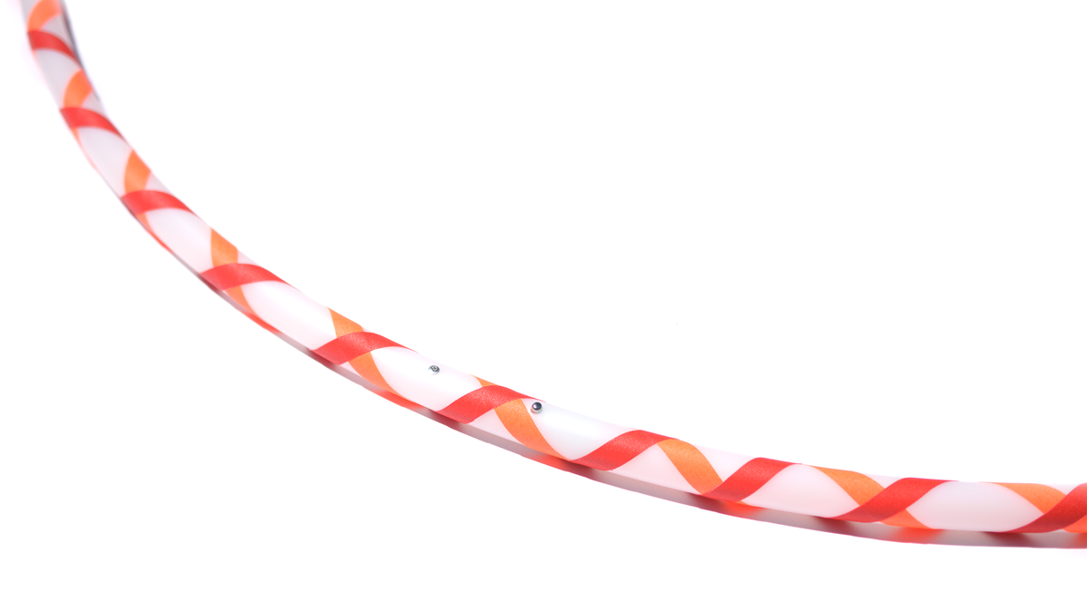 HDPE & Polypro Beginner Hula Hoops with Colored Gaffer Tape - Best Seller