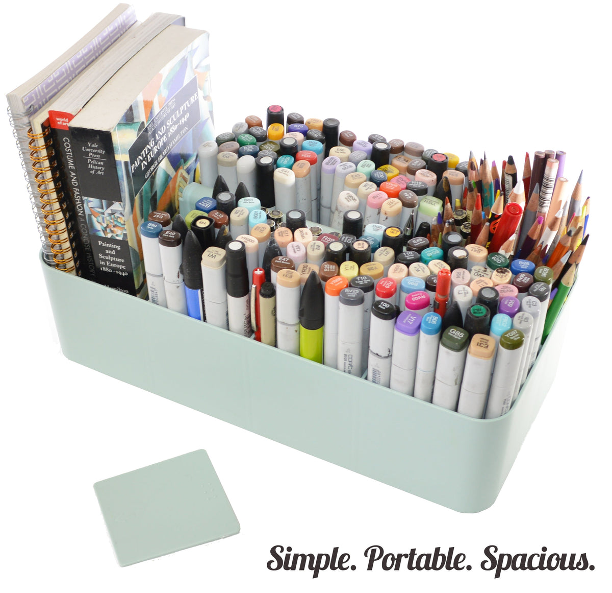 Enjoy Organizer - 6 PACK Portable Caddy Stackable Divided Organizer with Handle 8 Compartment - Made In USA