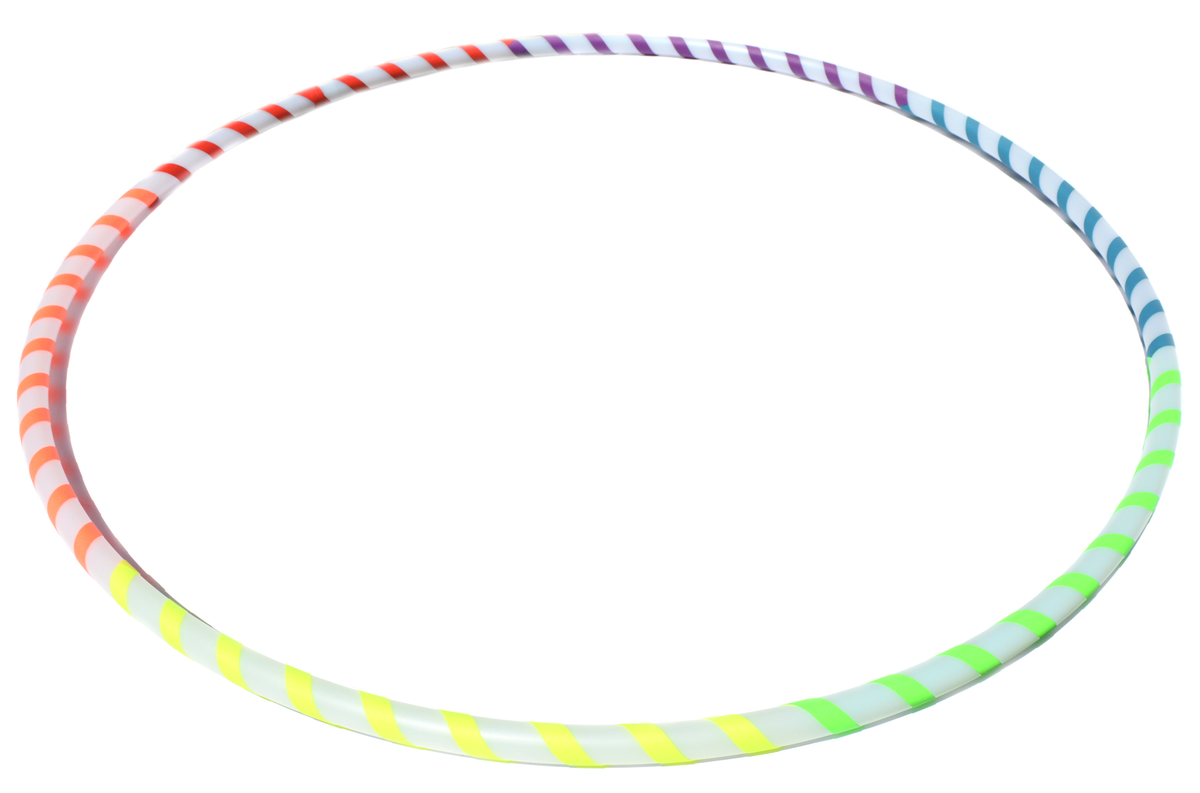 HDPE & Polypro Beginner Hula Hoops with Colored Gaffer Tape - Best Seller