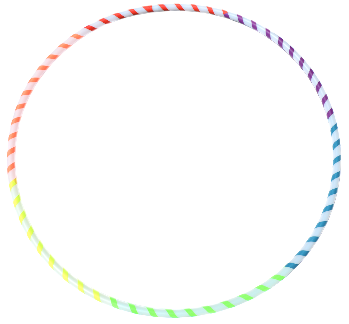 HDPE & Polypro Beginner Hula Hoops with Colored Gaffer Tape - Best Seller